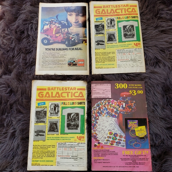 Vintage Comics Lot of 4 1979 1980s Archie Marvel Smurfs - Picture 2 of 2